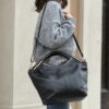 Borsa Borchietta pelle nera