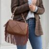 Isabel Fringes shoulder bag La Carrie