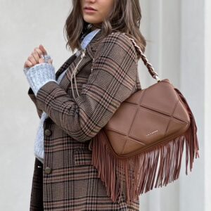 Alternative view of Isabel Fringes shoulder bag La Carrie