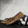 Mocassino frangette beige Ovye Mocassino frangette beige Ovye