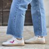 Sneaker PLAY 4B12 glitter argento