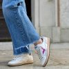 Sneaker PLAY 4B12 glitter argento