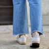 Sneaker PLAY 4B12 glitter argento
