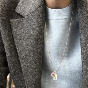 Collana cuore casetta