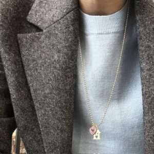 Collana cuore casetta