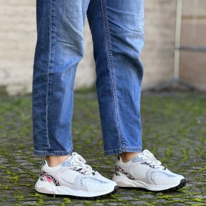 Sneaker running silver Ovye