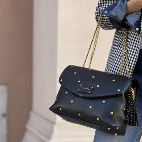Foulard Bowling bag black La Carrie