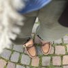 Mocassino frangette beige Ovye