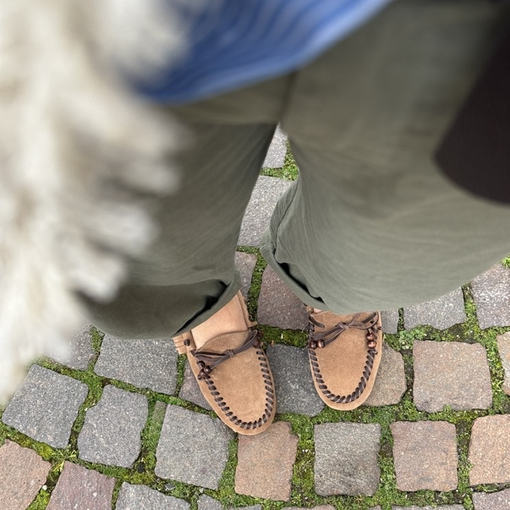 Mocassino frangette beige Ovye Mocassino frangette beige Ovye