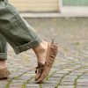 Mocassino frangette beige Ovye Mocassino frangette beige Ovye