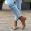 Tronchetto Baia suede cuoio