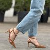 Slingback Sable suede cuoio