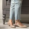 Slingback Dakota combi nude