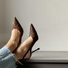 Slingback Elyra testa di moro
