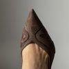 Slingback Elyra testa di moro