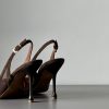 Slingback Elyra testa di moro