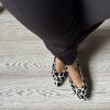 Slingback giraffata Black and White Slingback giraffata Black and White