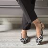 Slingback giraffata Black and White Slingback giraffata Black and White