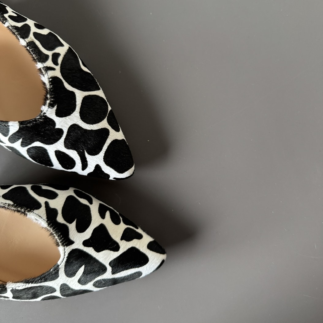 Slingback giraffata Black and White Slingback giraffata Black and White - immagine 7