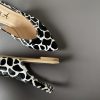 Slingback giraffata Black and White