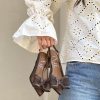 Slingback Velour testa di moro
