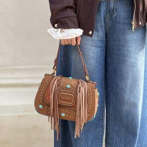 Jungle Stones Handbag suede La Carrie