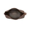 Woven shoulder bag brown La Carrie