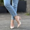 Slingback Icon vernice nude