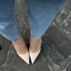 Slingback Icon vernice nude
