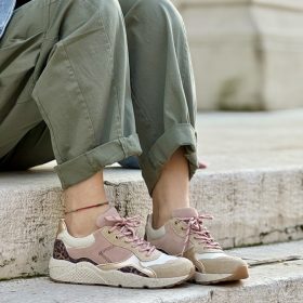 Sneaker combi pink