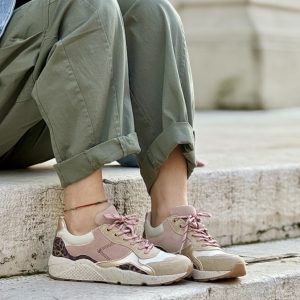 Sneaker combi pink