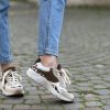 Sneaker combi testa di moro