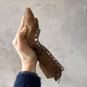Flat Arizona suede brown