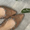 Flat Arizona suede brown