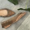 Flat Arizona suede brown