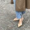 Slingback Cappuccina bicolor