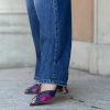 Tangherina ciclamino blue jeans