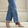 Tronchetto suede visone tacco a cono