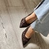 Slingback Leonie testa di moro