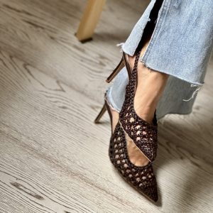 Slingback Leonie testa di moro