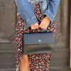 Flap bag nera Cuoieria Fiorentina