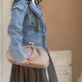 Borsa Nuvolosa rosa cipria