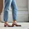 Slingback Perla combi moro
