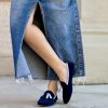 Mocassino nappine blue navy glicine