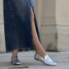 Mocassino Erika argento