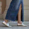 Mocassino Erika argento