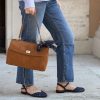 Borsa Lalina suede cuoio