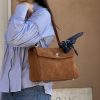 Borsa Lalina suede cuoio