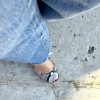 Sandalo slingback pitone roccia