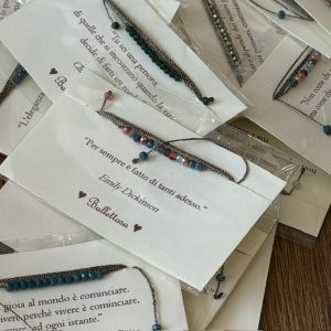 Bracciali filo cristallini (colori a sorpresa)